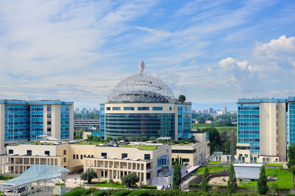 Vita-Salute San Raffaele University campus view – Milan, Italy